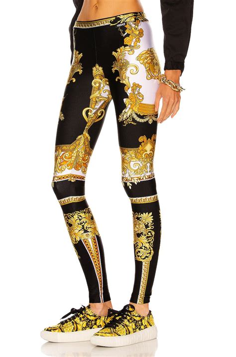 versace legging zwart|Versace leggings hbo max.